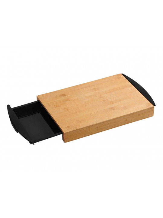 Chopping board KESPER 58350 BAMBOO WITH 2TRAYS BLACK 