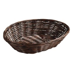 Bread basket KESPER 17643 WEAVED PLASTIC BROWN 