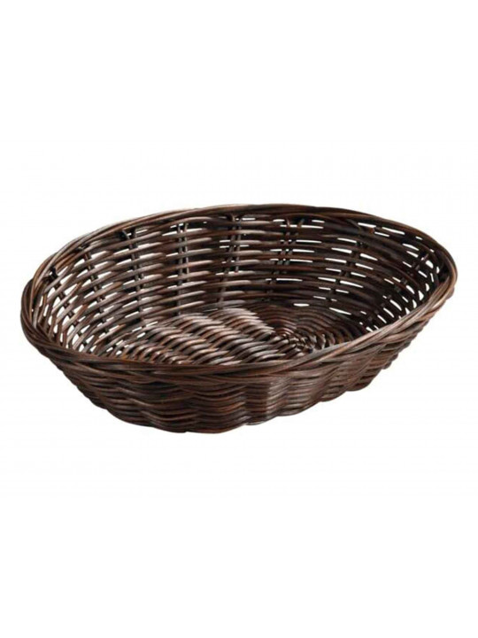 Bread basket KESPER 17643 WEAVED PLASTIC BROWN 