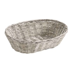 Bread basket KESPER 17653 WEAVED PLASTIC GREY 