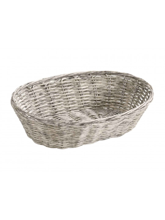 Bread basket KESPER 17653 WEAVED PLASTIC GREY 