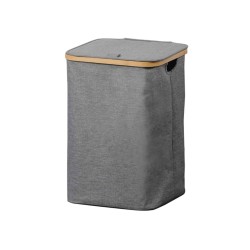 Laundry basket KESPER 19599 HAMPER GREY 