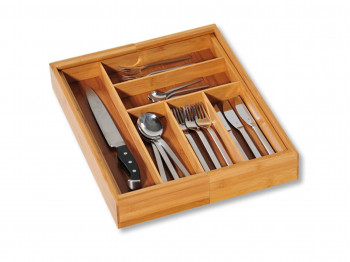 Ящик для столовых приборов KESPER 58085 BAMBOO 35X53X6CM 