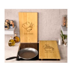 Chopping board KESPER 58593 BAMBOO KITCHEN 50x28CM 