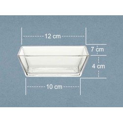 Տարա LIMON 209100 GLASSES RECTANGULARE SET 6PC (906899) 