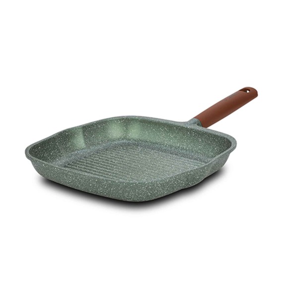 Сковорода NAVA 10-255-020 OMEGA STONE COATING GRILL 28CM 