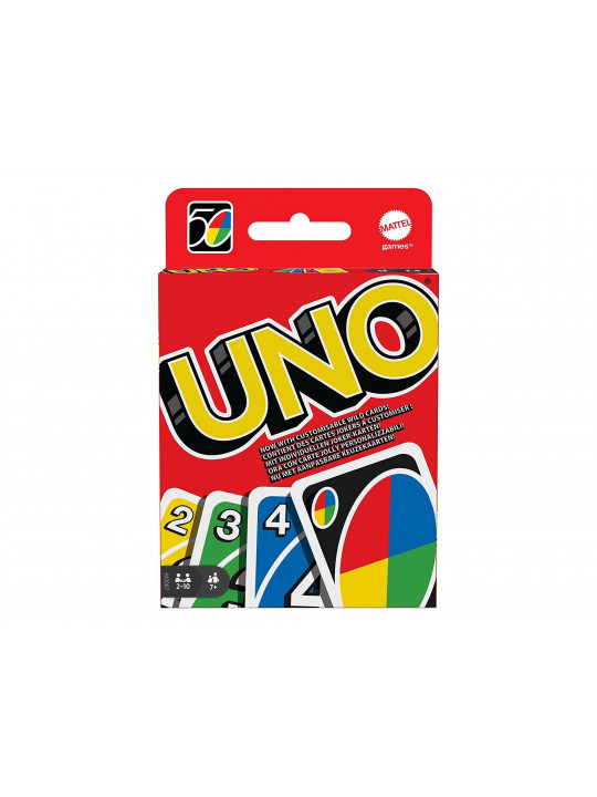 Սեղանի խաղեր MATTEL GAMES UNO CARD GAME DISPLAY INTL W2087 