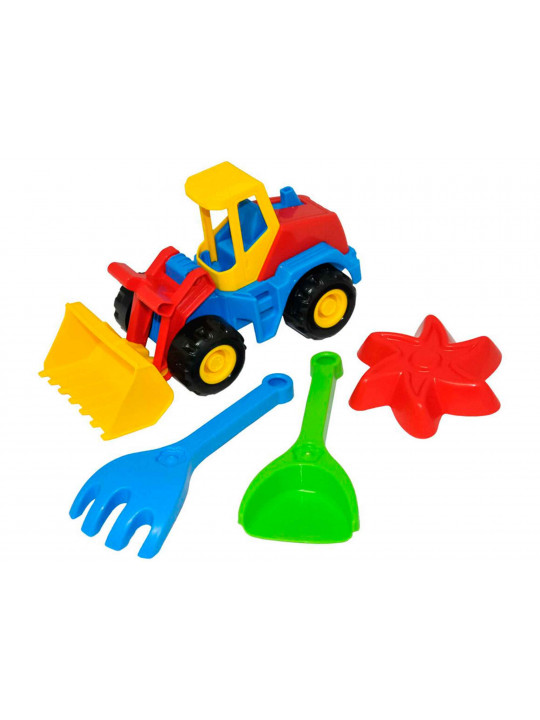 Ամառային խաղալիքներ TIGRES 39932 BULLDOZER TECH TRUCK WITH SAND SET 