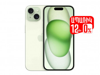 Սմարթ հեռախոս APPLE IPHONE 15 128GB (GREEN) (MTP53HX/A)