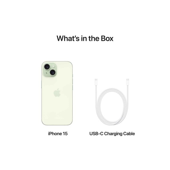 Смартфон APPLE IPHONE 15 128GB (GREEN) (MTP53HX/A)