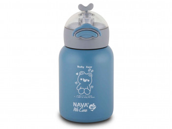 Water bottle NAVA 10-110-002 S.STEEL WE CARE BLUE 350ML 