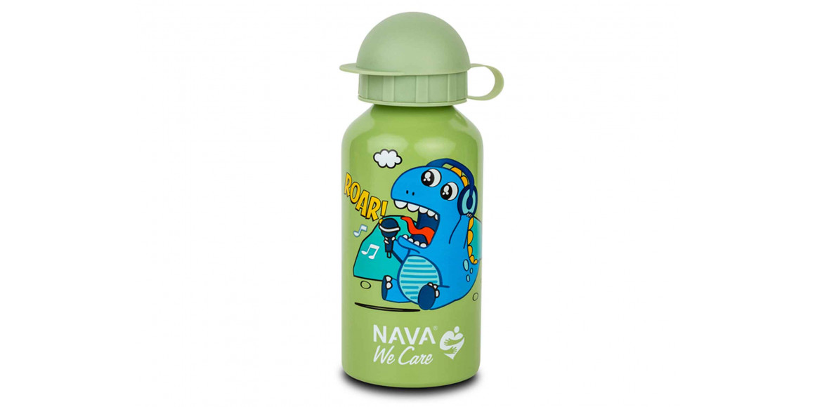 Бутылка для воды NAVA 10-125-012 S.STEEL WE CARE GREEN 400ML 