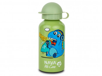 Бутылка для воды NAVA 10-125-012 S.STEEL WE CARE GREEN 400ML 