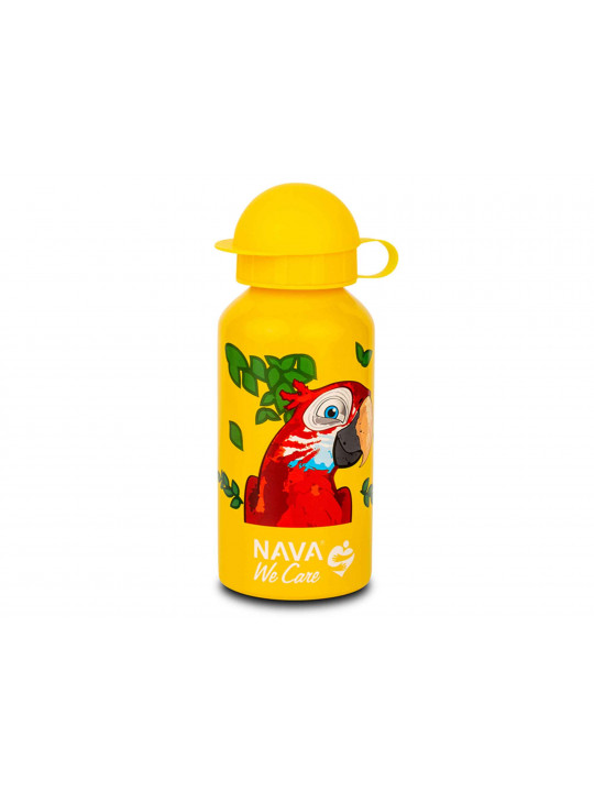 Бутылка для воды NAVA 10-125-013 S.STEEL WE CARE YELLOW 400ML 