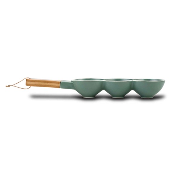 Тара NAVA 10-263-123 TERRESTRIAL EMERALD W/BAMBOO HANDLE 3 SECTION 41CM 