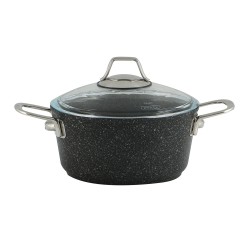 Casserols FALEZ 15307 BLACK LINE S.S HANDLE 20CM (BLN3003)