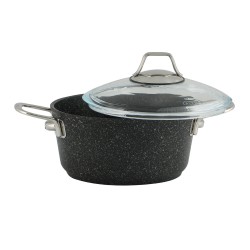Casserols FALEZ 15307 BLACK LINE S.S HANDLE 20CM (BLN3003)