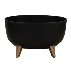 Flower pot LAMELA LA799-04 MISA ROMA 430 BLACK 