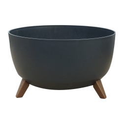 Flower pot LAMELA LA882-04 MISA ROMA 470 BLACK 