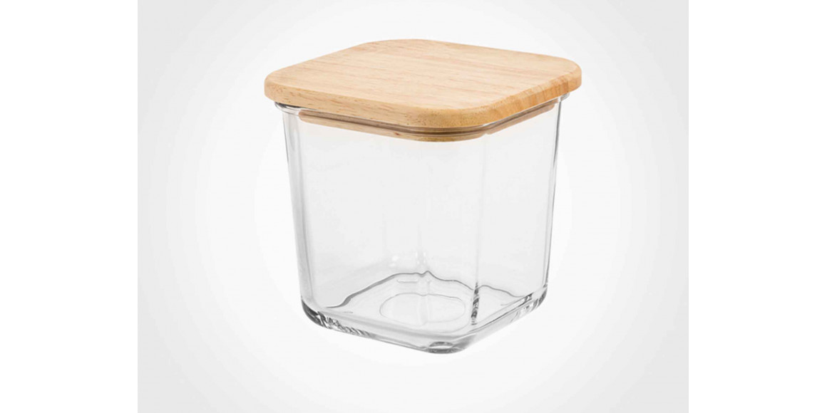 Food storage LIMON 218959 GLASSES W/LID WOOD 860ML (907964) 