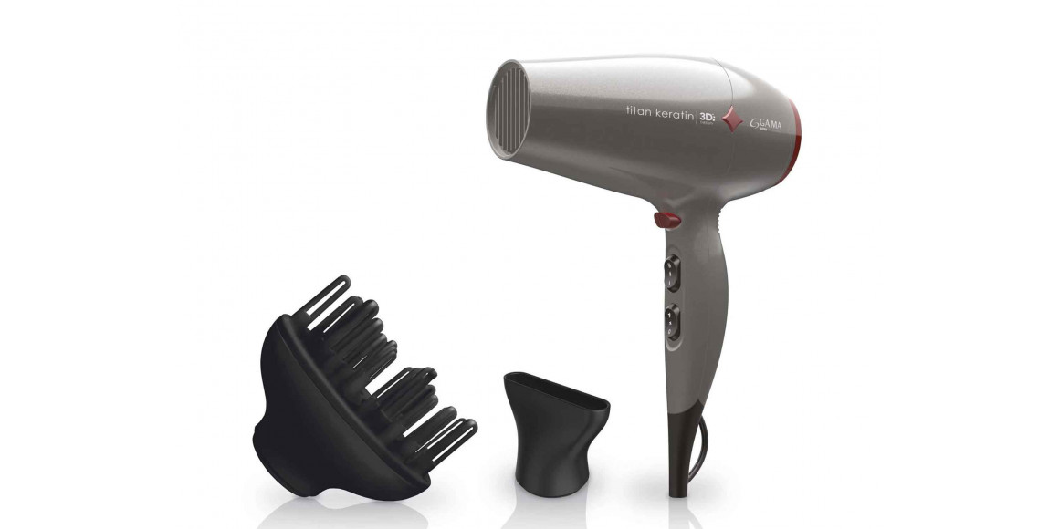 Վարսահարդարիչ GA.MA DIAMOND 3D TITAN KERATIN (GH0303)