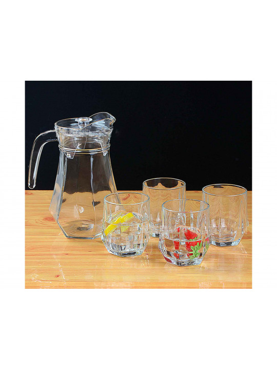 Glass pitchers XIMI 6942156210879 KETTLE/CAP