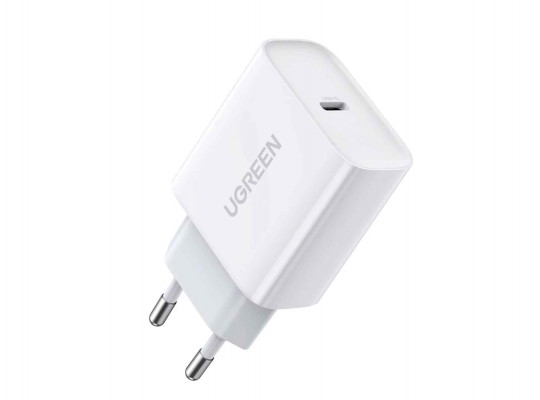 Power adapter UGREEN Fast Charging 20W PD (WH) (60450)