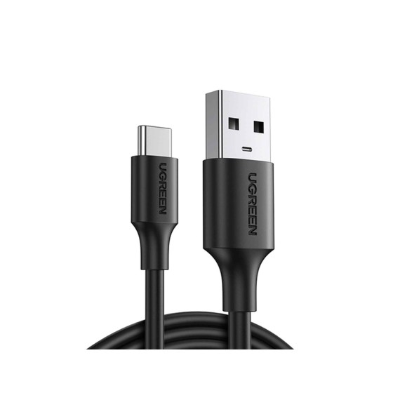 Кабель UGREEN USB-A TO LIGHTNING NICKEL PLATED CONNECTOR 3M (BLACK) (60826)