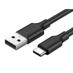 Cable UGREEN USB-A TO LIGHTNING NICKEL PLATED CONNECTOR 3M (BLACK) (60826)