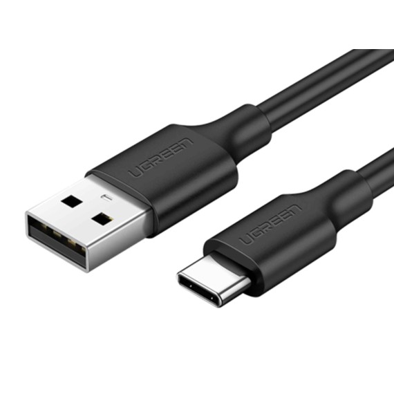 Кабель UGREEN USB-A TO LIGHTNING NICKEL PLATED CONNECTOR 3M (BLACK) (60826)