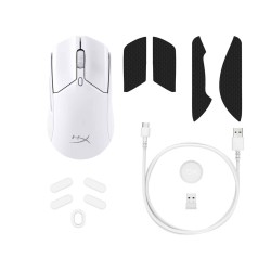 Компьютерные мыши HYPERX PULSEFIRE HASTE 2 WIRELESS (WHITE) (6N0A9AA)