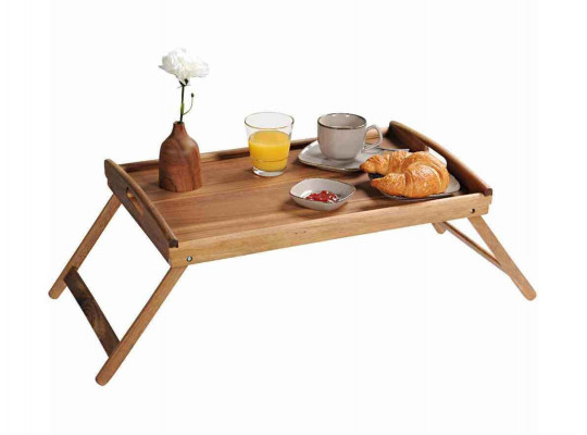 Tray KESPER 28020 ACACIA WITH STAND 