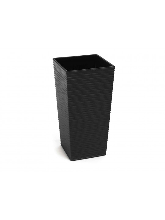 Flower pot LAMELA LA590-04 DONICA FINEZJA 300x300 BLACK 