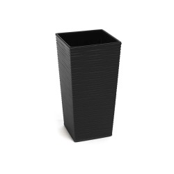 Flower pot LAMELA LA593-04 DONICA FINEZJA 350x350 BLACK 