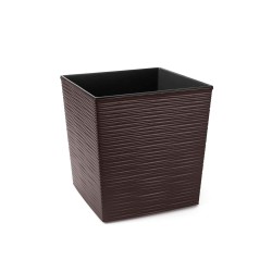Flower pot LAMELA LA598-83 DONICA JUKA DUTO 190X190 MOKKA 
