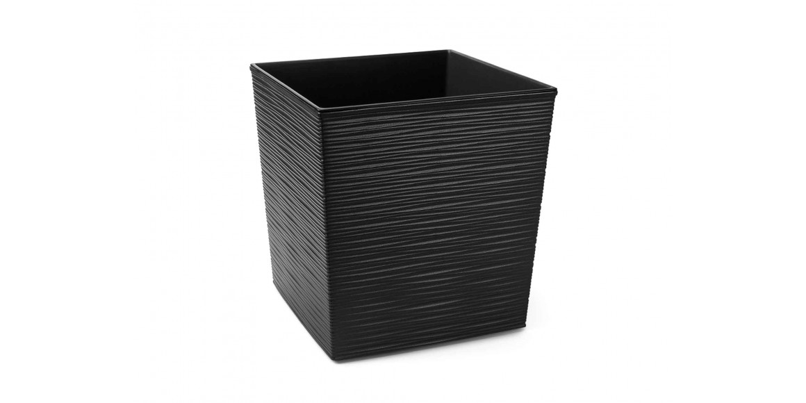 Flower pot LAMELA LA599-04 DONICA JUKA DUTO 250X250 BLACK 