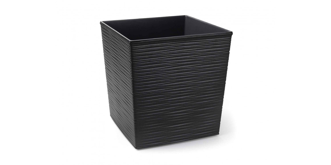 Flower pot LAMELA LA599-50 DONICA JUKA DUTO 250X250 GRAPHITE METALLIC 