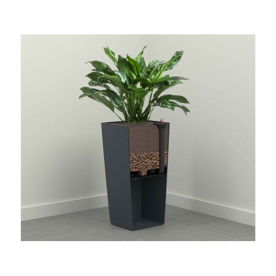 Flower pot LAMELA LA678-04 WATERING SISTEM PLASTIC 25x25CM 