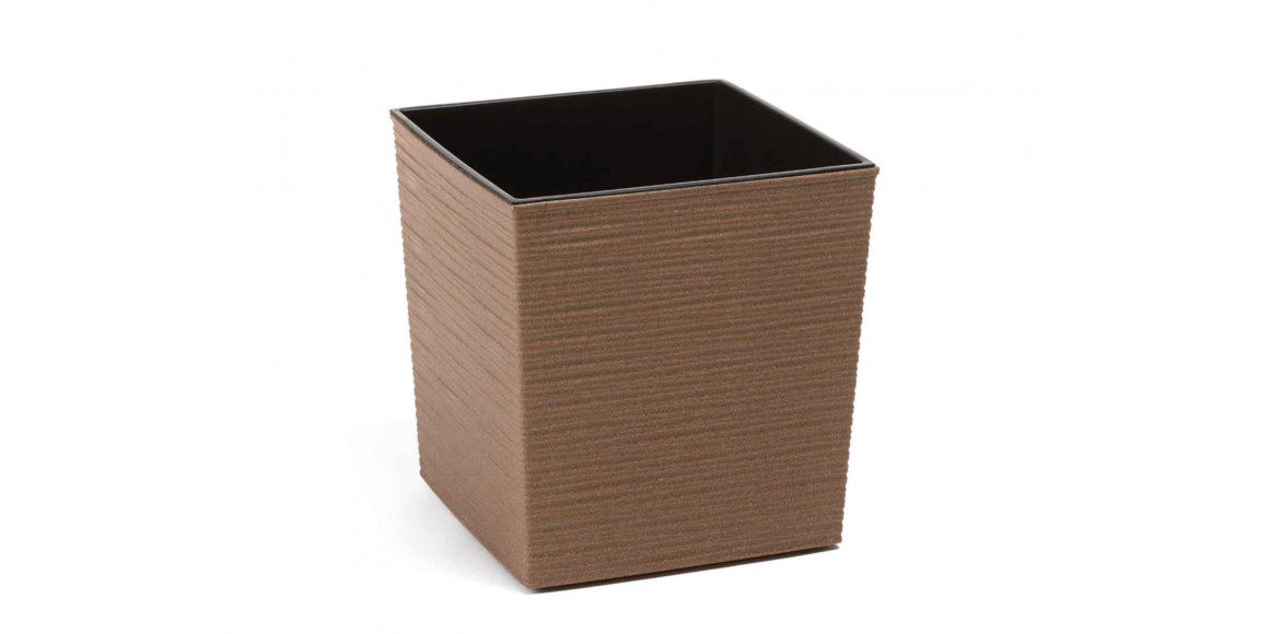 Flower pot LAMELA LA836-38 DONICA JUKA DUTO ECO WOOD 250X250 NATUR WOOD 