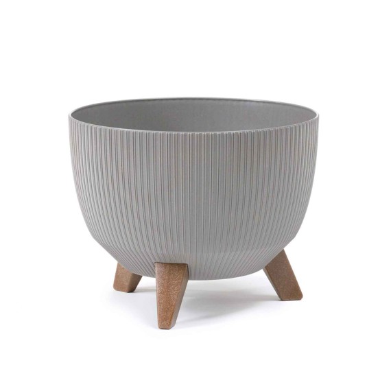 Flower pot LAMELA LA963-27 MISA ROMA JUMPER ECO WOOD 290 GREY 