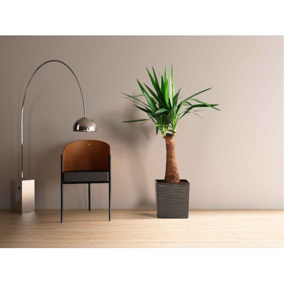 Цветочный горшок LAMELA LA600-83 DONICA JUKA DUTO 300X300 MOKKA 
