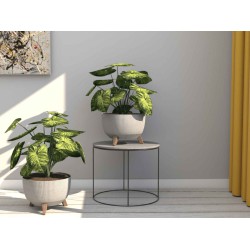 Цветочный горшок LAMELA LA964-27 MISA ROMA JUMPER ECO WOOD 330 GREY 