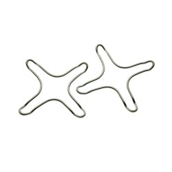 Layers PEDRINI 0160-8 CHROME ADAPTER ON GAS 2PCS 