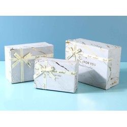 Gift boxes XIMI 6936706477775 GOLDEN MARBLE L (477775)