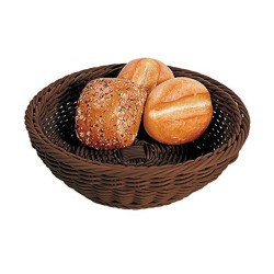 Bread basket KESPER 19820 FULL PLASTIC DARK BROWN 