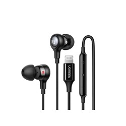 Headphone UGREEN Wired Earphones with Lightning (BK) (30631)