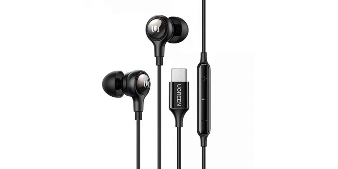 Headphone UGREEN Wired Earphones with Type-C (BK) 30638