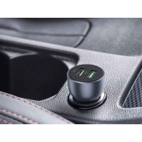 Автомобильный адаптер UGREEN Charger 2 x USB-A Fast Charging 36W (BL) (10144)