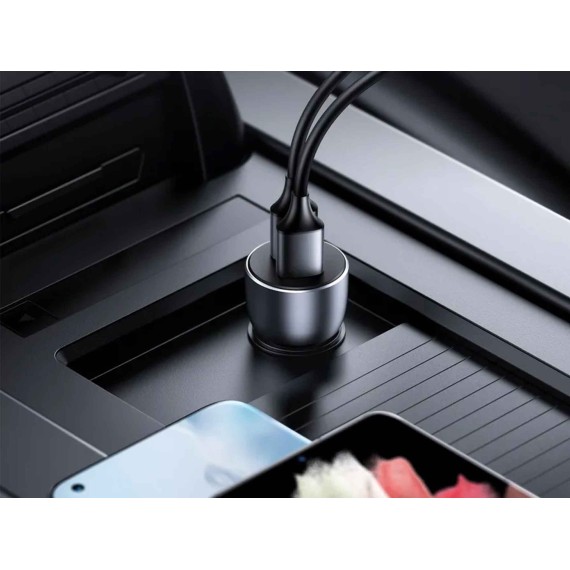 Автомобильный адаптер UGREEN Charger 2 x USB-A Fast Charging 36W (BL) (10144)