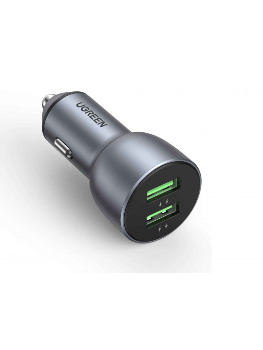 Car adapter UGREEN Charger 2 x USB-A Fast Charging 36W (BL) 10144